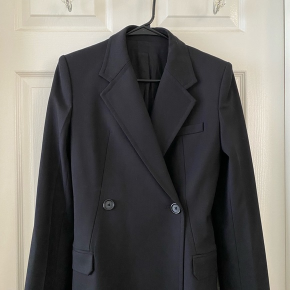 Helmut Lang black wool blazer coat XS - Picture 2 of 6